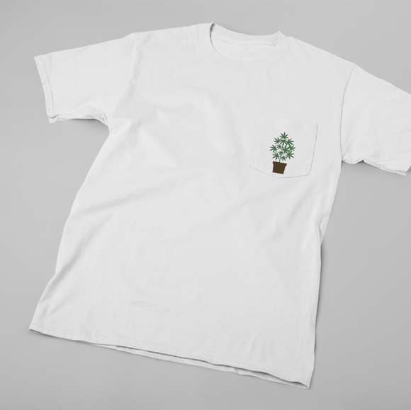 🔥Pocket Cannabis Plant Shirt - Picture 2 of 3